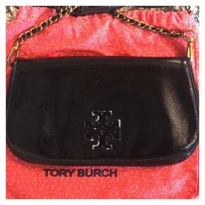 Tory Burch Patent Clutch Leather Crossbody Bag
